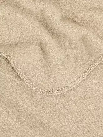 STEINER 1888 | Manta de lana - Plaid Sophia 145x190cm Frambuesa | camel